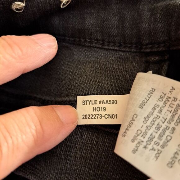 Madewell Women's 10'' High Rise Skinny Button Front Jeans Size 26 Boho Button - Picture 11 of 13